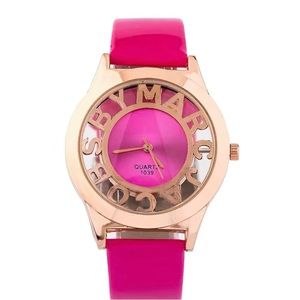 Inspired by Marc Jacobs Hot pink wristband watch NWT